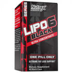 Nutrex Lipo-6 Black Ultra Concentrated EU Ultrakoncentrált Zsírégető Formula 60 Kapszula