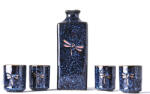 Made in Japan Set de saké DRAGONFLY, 5 buc, albastru, MIJ (MIJC3829)