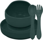 PETITEMARS PETITE&MARS Szilikon étkészlet TAKE&MATCH 3 db Misty Green 6hó+