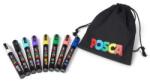 uni Dekormarker készlet, 1, 8-2, 5 mm, UNI "Posca Pouch PC-5M", 8 különböző szín, tartóval (TUPC5M8T) - tintasziget