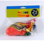  Léggömb, 26cm, gyöngyházfényű, vegyes szín, 25db/cs (009-0025M) - mystock