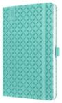 Sigel Naptár A5 heti 2026 kemény borító Sigel Jolie aqua zöld (SIJ6103)