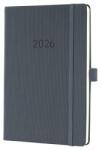 Sigel Naptár A5 heti 2026 kemény borító Sigel Conceptum sötét szürke (SIC2666)