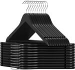 SONGMICS Vállfa készlet 20db csúszásmentes nadrágtartóval, fekete (CRW02B-20)