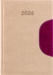 Dayliner Naptár tervező A5 napi Dayliner Memphis bézs-padlizsán (2026) (NMA5BPU)