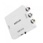 Astrum DA470 HDMI - AV CVBS adapter fehér (aktív) - mobilehome