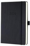 Sigel Naptár A5 napi 2026 kemény borító Sigel Conceptum fekete (SIC2610)