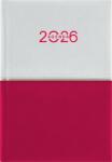 Dayliner Naptár tervező A5 napi Dayliner Contrast fehér-piros (2026) (NCA5FPU)
