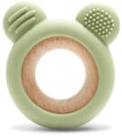  Lorelli Maci szilikon és bükkfa rágóka - Fresh Green