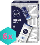Nivea Fresh Men Just For You Ajándékcsomag - Tusfürdő + Golyós dezodor KARTON - 6 db (K9005800383453)