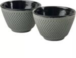 Bredemeijer Xilin Cești de ceai din fontă, set de 2 bucăți, verde, înălțime: 65 mm, lungime: 198 mm