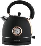 Klausberg Fierbator de apa model rustic 1.8 l Klausberg KB7905 negru-auriu Fierbator
