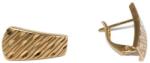 Ékszershop Vésett mintás arany fülbevaló (1322838)