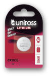 Uniross CR2032 3V lítium gombelem 1db/csomag (U1CR2032)