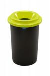Plafor ECO kerek, henger szemetes 50L fekete/zöld - klin