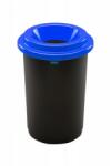 Plafor ECO kerek, henger szemetes 50L fekete/kék - klin