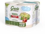 Lucart GRAZIE NATURAL háztartási toalettpapír 2 rétegű, 8 tekercses - klin