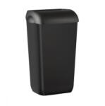 Mar Plast falra is szerelhető szemetes A74401NE fedéllel 23 L fekete - klin