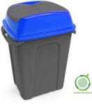 PLANET Hippo Billenős Szelektív hulladékgyűjtő szemetes, műanyag, antracit/kék, 25L - klin