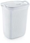 Özer Plastik Műanyag szennyeskosár fedéllel fehér 63L