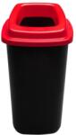 Plafor Sort szelektív hulladékgyűjtő, szemetes 28L piros/fekete - klin