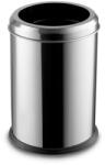Dayco Metal Fedél nélküli, rozsdamentes acél szemetes kuka, 12 L, 22x32.5cm, fényes, 430SS - klin