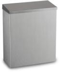 Dayco Metal Falra szerelhető rozsdamentes acél szemetes, fedéllel, 7 literes - klin