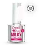  Crystal Nails - HEMA FREE - MILKY TOP GEL - WHITE - 4ML