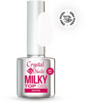 Crystal Nails - HEMA FREE - MILKY TOP GEL - WHITE - 8ML