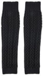 Vlnka Manșete tradiționale de lână Merino - negru (1-00309)