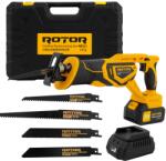 Rotor Fierastrau tip sabie cu acumulator ROTOR RBS21, 21 V/3 Ah, 750 W, 2900 rot/min Innovative ReliableTools