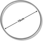  Fém karika ezüst 15cm