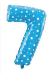  7 szám kék kis lufi