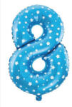  8 szám kék kis lufi