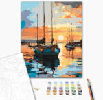 Alkotásutca Szélcsend a horizonton - Számfestő készlet kereten 40x50