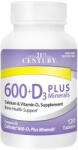 21st Century Calcium 600 mg + D3 Plus Minerals, 120 таблетки, 21st Century (9106)