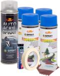 AVEX Kit complet reparatie si vopsire jante culoare Albastru Fluorescent, V4 (AVX-KVJ-AFV4) - edanco