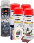 AVEX Kit complet reparatie si vopsire jante culoare Rosu Fluorescent, V4 (AVX-KVJ-RFV4) - edanco