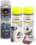 AVEX Kit complet reparatie si vopsire jante culoare Galben Fluorescent, V2 (AVX-KVJ-GFV2) - edanco