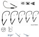 Mustad Carlige Offset Mustad Power Lock Plus 91768kh, Nr 2 0, 3 Buc Plic (m.91768kh.02)