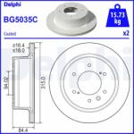 DELPHI Disc frana DELPHI BG5035C (BG5035C)