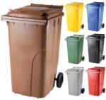 Europlast Kuka 120l sárga kültéri Kerekes háztartási szemetes CE