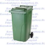 Europlast Kuka 240l zöld kültéri kerekes háztartási szemetes CE