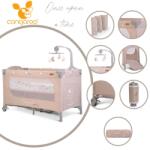 Cangaroo Once upon2 utazóágy 2 szintes, zenélő forgó játékkal bézs