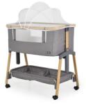 Cangaroo Amo babaágy-babaöböl 7 poziciós, szúnyoghálóval, tároló kosárral világosszürke