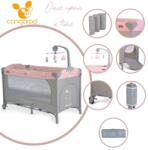 Cangaroo Once upon2 utazóágy 2 szintes, zenélő forgó játékkal pink