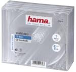 Hama Кутийка за CD/DVD HAMA Jewel Case, прозрачен, 5 бр. в пакет (44748) - zettabytex