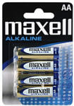 Maxell Alkáli elemek, AA (LR6), AA, 1, 5V, Maxell, buborékcsomagolás, 4 darabos csomagolásban