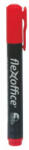 FlexOffice Alkoholos marker, 1, 5 mm, kúpos, 'PM03', piros (FOPM03P) (FOPM03P)