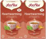 YOGI TEA 2x Bio Heartwarming tea készlet, 17 tasak, 30.6 g